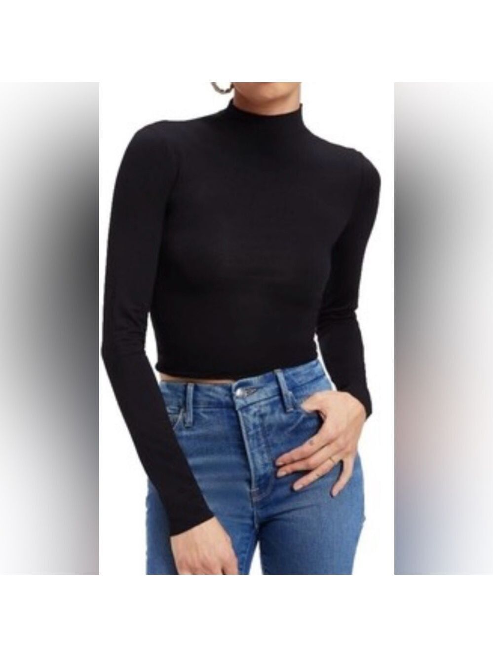 Black Long Sleeve Women's Top